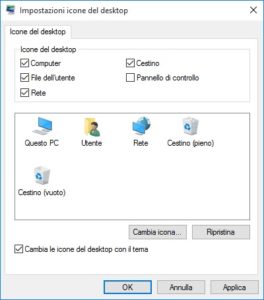 Icone Desktop Windows 10